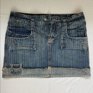 Jou Jou Denim Mini Skirt